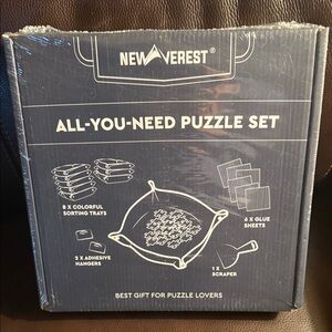 Newverest All-You-Need Puzzle Set. Puzzle lover gift set.